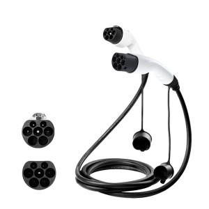 Type2 to GBT EV Charging Cable 32A 7KW Electric Vehicle Type 2 Cord GB/T for Charger Station