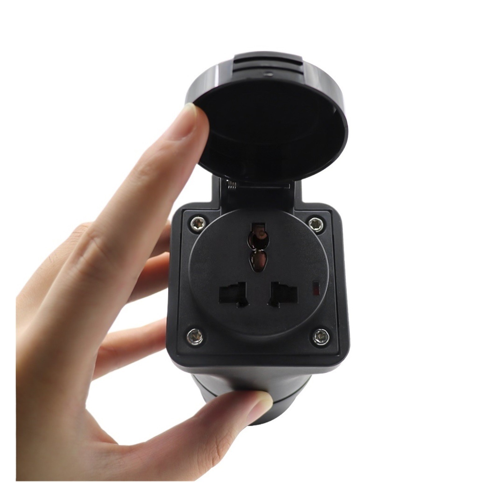 Portable 220V Type 2 Male Plug to Schuko Socket EV Charging Adapter For EV Charger EV Connector