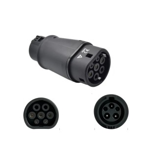 EV Charging TYPE 1 to TYPE 2 Plug Adapter 16A 32A Convertor Connector EVSE for Electric Car Accessories SAE J1772 to IEC 62196