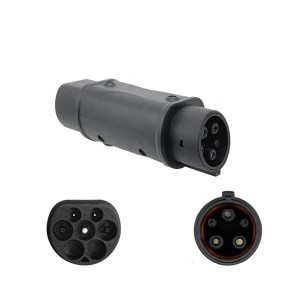 EV Charging TYPE 1 to TYPE 2 Plug Adapter 16A 32A Convertor Connector EVSE for Electric Car Accessories SAE J1772 to IEC 62196