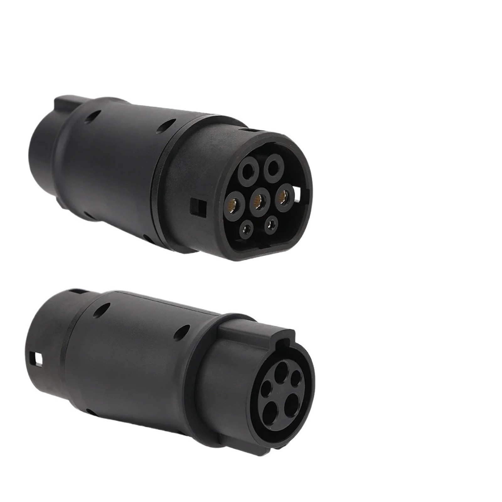 EV Charging TYPE 1 to TYPE 2 Plug Adapter 16A 32A Convertor Connector EVSE for Electric Car Accessories SAE J1772 to IEC 62196