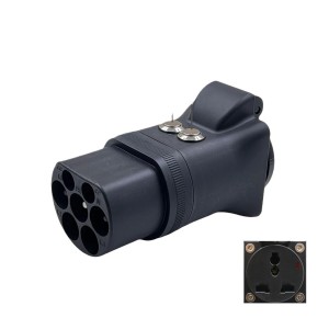 Portable 220V Type 2 Male Plug to Schuko Socket EV Charging Adapter For EV Charger EV Connector